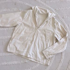 Vintage Military Issue Naval Smock, Sailor Collar, Excellent Condition, Size S